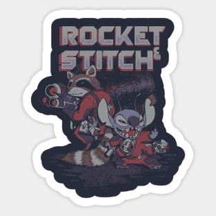 Rocket Stitch Sticker